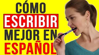 Cómo escribir mejor en español  CHECKLIST [upl. by Ettezoj]