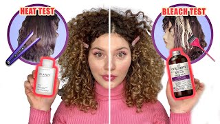 STRENGTHENING PRODUCT BATTLE amp REVIEW ON DAMAGED CURLY HAIR  Curlsmith vs Olaplex [upl. by Loggins]