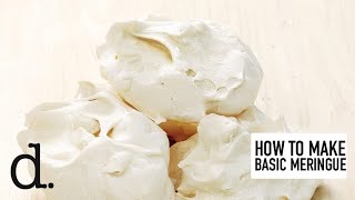 Basic Meringue Recipe  delicious Magazine [upl. by Latsyek622]