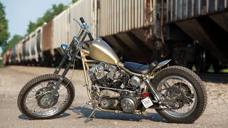 1979 Harley Davidson Shovelhead swingarm Chopper Build Start To Finish [upl. by Nilkoorb]