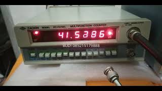 FREQUENCY COUNTER ZAOXIN HCF2700L 27GHZ [upl. by Zealand]