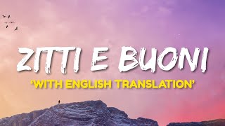 Måneskin  ZITTI E BUONI English Lyrics Video Italy 🇮🇹 Eurovision 2021 [upl. by Meir]