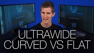 Curved vs Flat Monitors ft Samsung S34E790C  LG 34UM95 [upl. by Hester428]