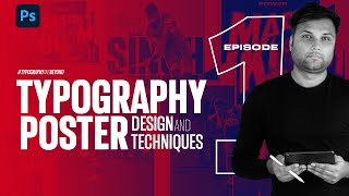 How to Design Typography Poster  EP1  Graphic Design Technique [upl. by Gignac464]