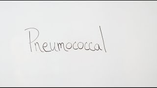 How to Pronounce Pneumococcal [upl. by Quartet]