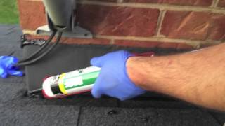 How to Caulk Chimney Flashing APaxt35 [upl. by Nahtannhoj]