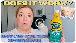 Zep Grout Cleaner Review  DOES IT WORK [upl. by Arbuckle]