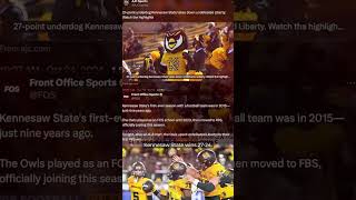 Kennesaw State Football Makes Headlines [upl. by Lila]