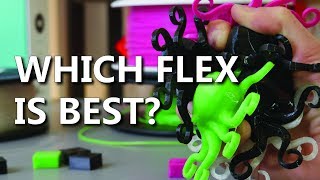 Flexible 3D Printing Filaments Tested  Which Flex is Best [upl. by Lamee494]