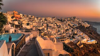 Imerovigli Santorini Greece Ep4  4K UltraHD [upl. by Inol]