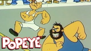 Classic Popeye Episode 44 Double CrossCountry Feet Race AND MORE [upl. by Watt]