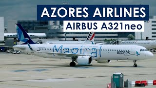 Flight Report AZORES AIRLINES  Paris ✈ Ponta Delgada  Airbus A321neo  Business [upl. by Lyndsay]