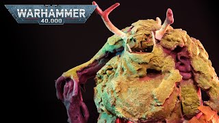 SPOOKY Great Unclean One Warhammer 40k [upl. by Girardo]