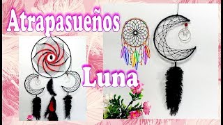 Como hacer un Atrapasueños Luna Moon dream catcher [upl. by Onitselec933]