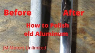 How to polish old aluminum trim  RESTORING ALUMINUM TRIM [upl. by Wilcox]