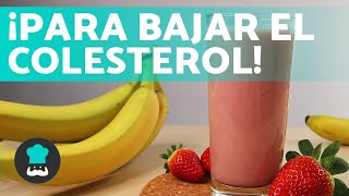 Jugo para BAJAR el COLESTER0L y TRIGLICÉRIDOS 🍌  ¡Receta rápida y fácil [upl. by Timmy288]