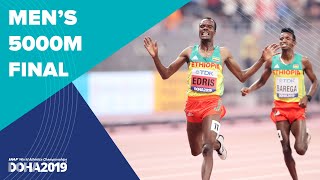 Mens 5000m Final  World Athletics Championships Doha 2019 [upl. by Lenra]