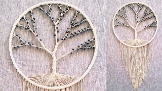 DIY atrapasueños quotARBOL DE LA VIDAquot [upl. by Namolos]