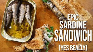 Best Sardine Sandwich Recipe  SAM THE COOKING GUY [upl. by Seiden]