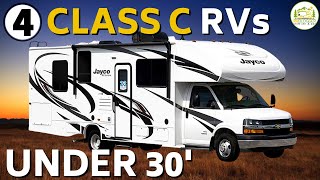 4 Class C Motorhomes Under 30 Feet  Small Class C RV Tours [upl. by Llenoil316]