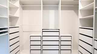 Installing an IKEA Pax Closet [upl. by Odnala]