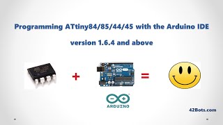 Programming ATtiny ICs with an Arduino Uno and the Arduino IDE [upl. by Sivet]