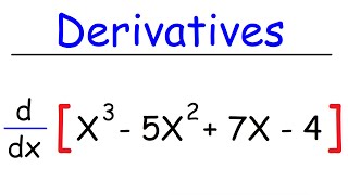 Derivatives of Polynomial Functions  Calculus [upl. by Ylloj]