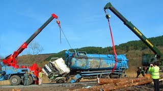 Extremely Dangerous Cranes and Dump Truck Fails amp Heavy Equipment Gone Wrong [upl. by Luz159]