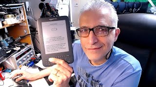 Tutorial on how to replace the battery pack in an Amazon Kindle D00901 Electronic eBook Reader [upl. by Romonda]