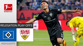 HSV DRAMA  Stuttgart Plays Bundesliga Again  Hamburg  Stuttgart  Highlights  Relegation [upl. by Goldina]