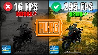 PUBG BEST SETTINGS to BOOST FPS on ANY PC [upl. by Nyer]