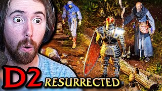 Blizzard Best Remaster Asmongold Plays Diablo 2 RESURRECTED  First Gameplay [upl. by Llerrahs]