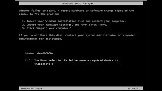 Windows\System32\Config\System Missing Or Corrupt Fix Tutorial [upl. by Boles]