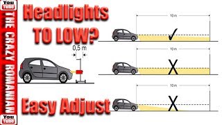 How to Adjust Align and Aim Headlights quotPERFECTLYquot [upl. by Daven]