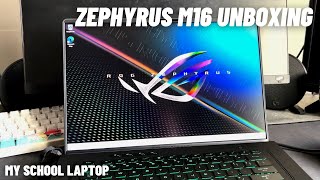 Asus ROG Zephyrus M16 2022 Unboxing  Best EngineeringSchool Laptop  i712700H amp RTX 3060 [upl. by Hey]