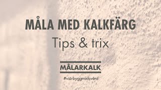 Måla med kalkfärg [upl. by Lindgren387]