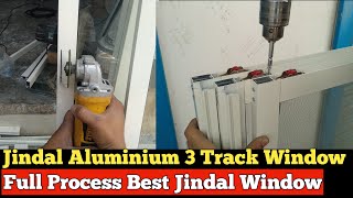 Jindal Aluminium Sliding Window🔥 3 Track Aluminium Sliding Window  4 Track Sliding Window  Window [upl. by Schonthal498]