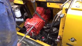 How to Install a Hydraulic Pump on an Excavator [upl. by Betthel131]