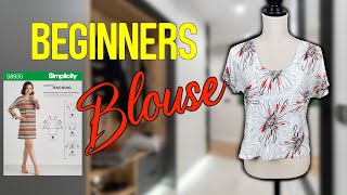 Beginners Blouse  The Sewing Room Channel [upl. by Allicserp146]