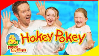 The Hokey Pokey Dance  Kids Songs and Nursery Rhymes  The Mik Maks Live Playroom [upl. by Battiste]