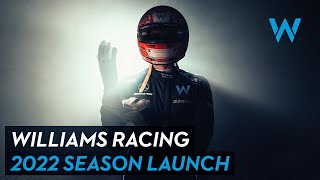 2022 Season Launch  Williams Racing [upl. by Atiuqrehs97]