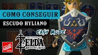 Como conseguir el Escudo Hyliano FACIL  Legend Of Zelda Breath Of The Wild [upl. by Yleme]