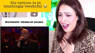 VOCALIST Reacts for the first time to Disturbed  The Sound Of Silence  Emotional Reaction [upl. by Onaivlis]