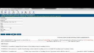 Independent Contractor Agreement Sample  ContractEdge [upl. by Newfeld439]