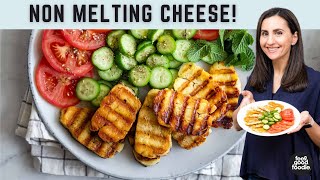 How to Grill NonMelting Halloumi Cheese  Two Easy Ways to Serve [upl. by Yrtneg647]