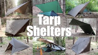 The Tarps I use for Bushcraft and Wild Camping My Top Five Tarp Shelter Setups [upl. by Seka]