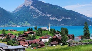 Lago Thun Spiez  Suiza [upl. by Akemak90]