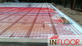 Hydronic Radiant Heating  Concrete Application [upl. by Bannon]