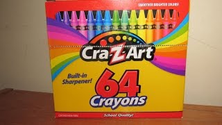 CraZArt Crayons Unboxing and Review [upl. by Olen444]