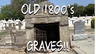 Old 1800s Graves  Mission Cemetery Exploration [upl. by Salena203]